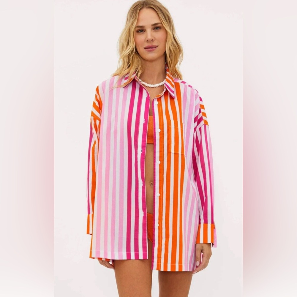 Beach Riot Alexa Swim Cover-Up Top S/M NEW - Picture 1 of 5
